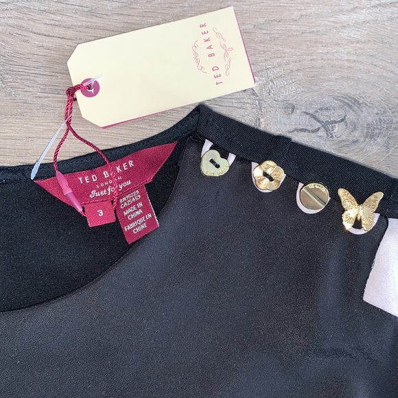 Ted Baker Drape Dress Medium/8 - Picture 7 of 9